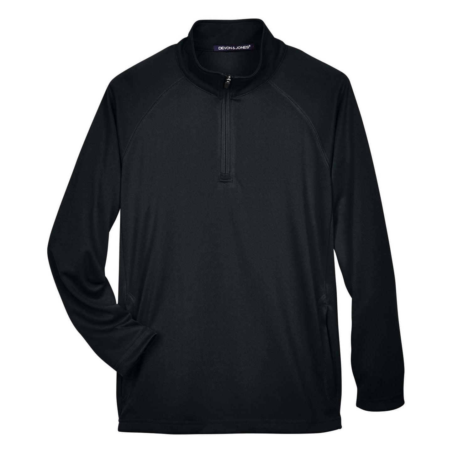 Black Sweatshirts - Devon & Jones - Stretch Fabric