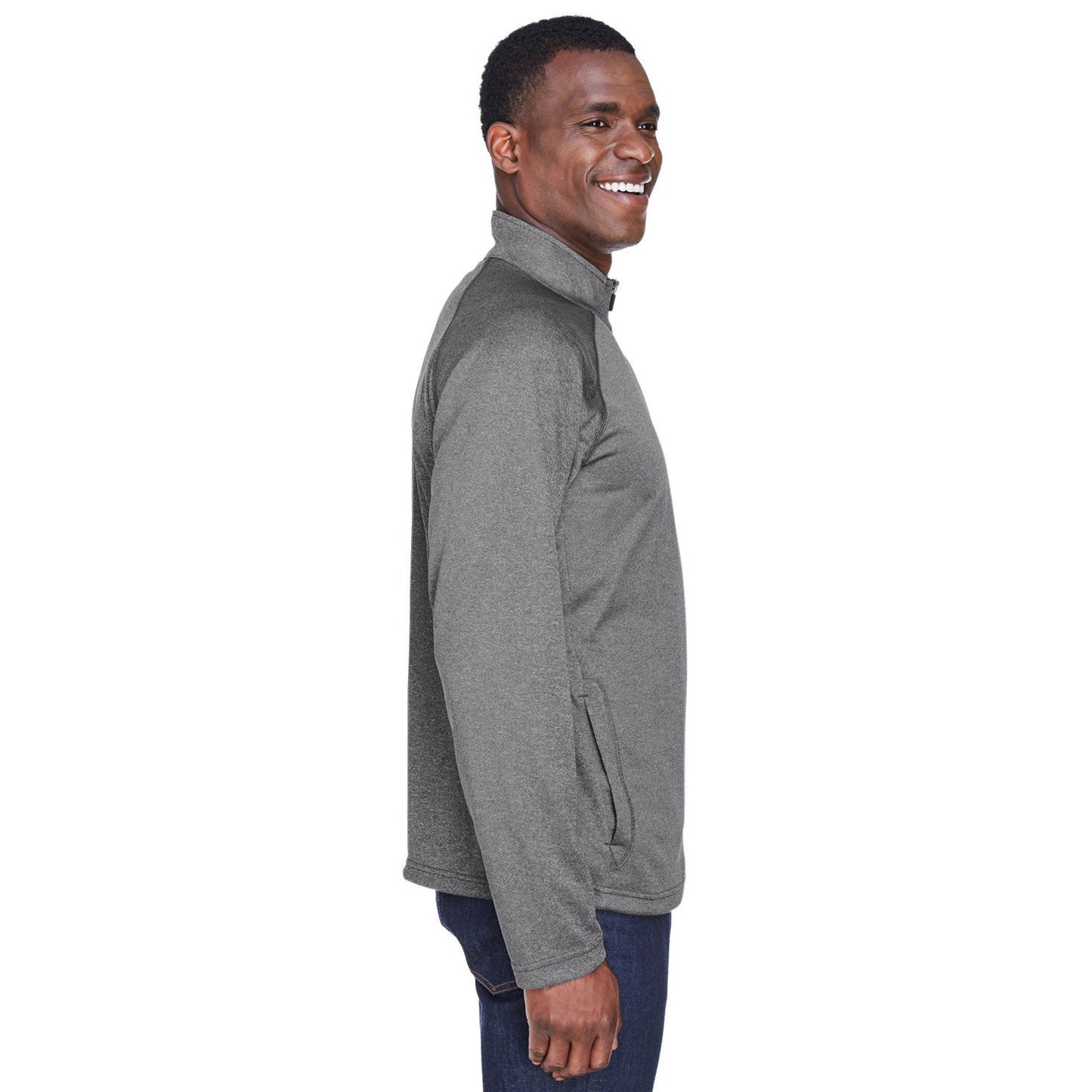 Black Sweatshirts - Devon & Jones - Stretch Fabric