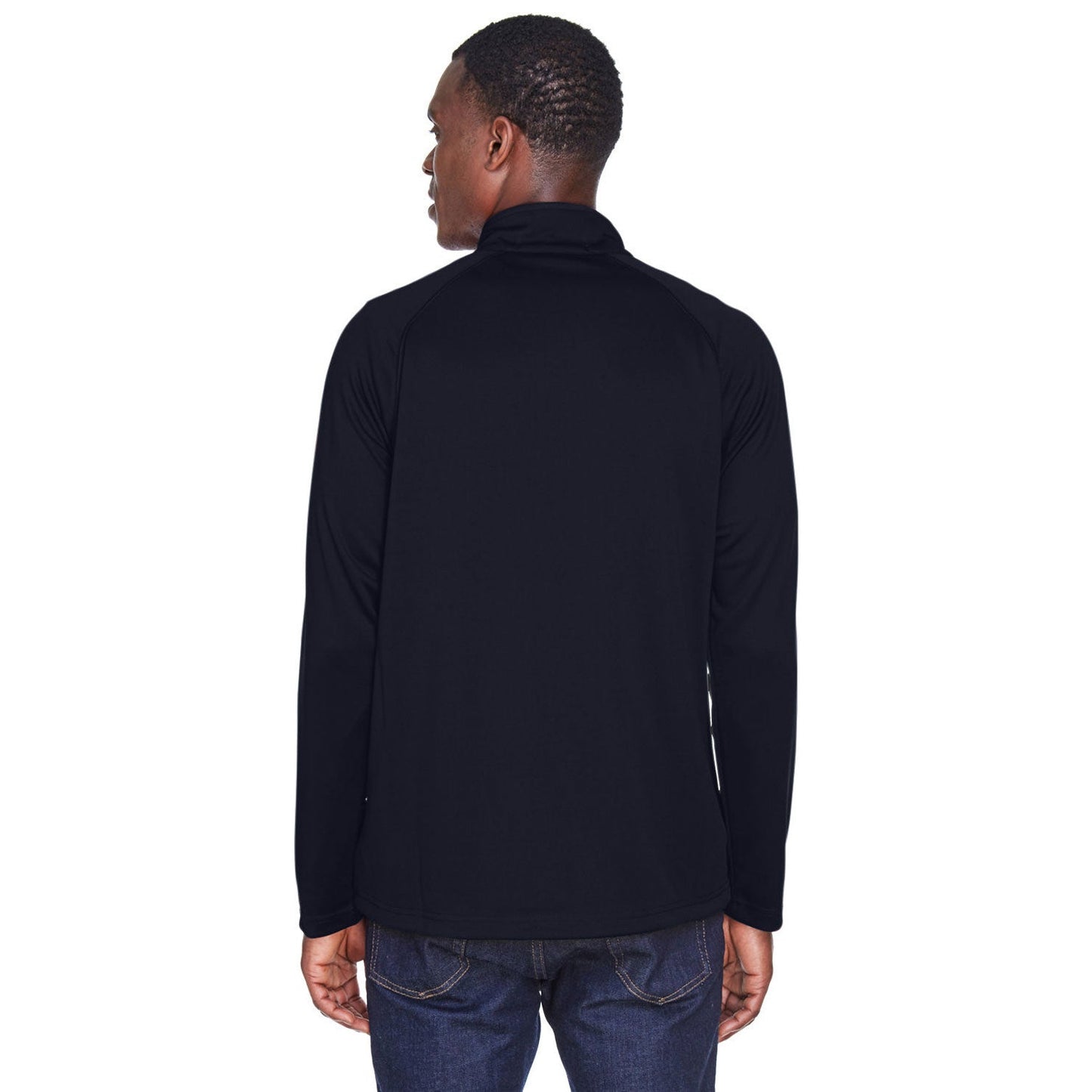 Black Sweatshirts - Devon & Jones - Stretch Fabric