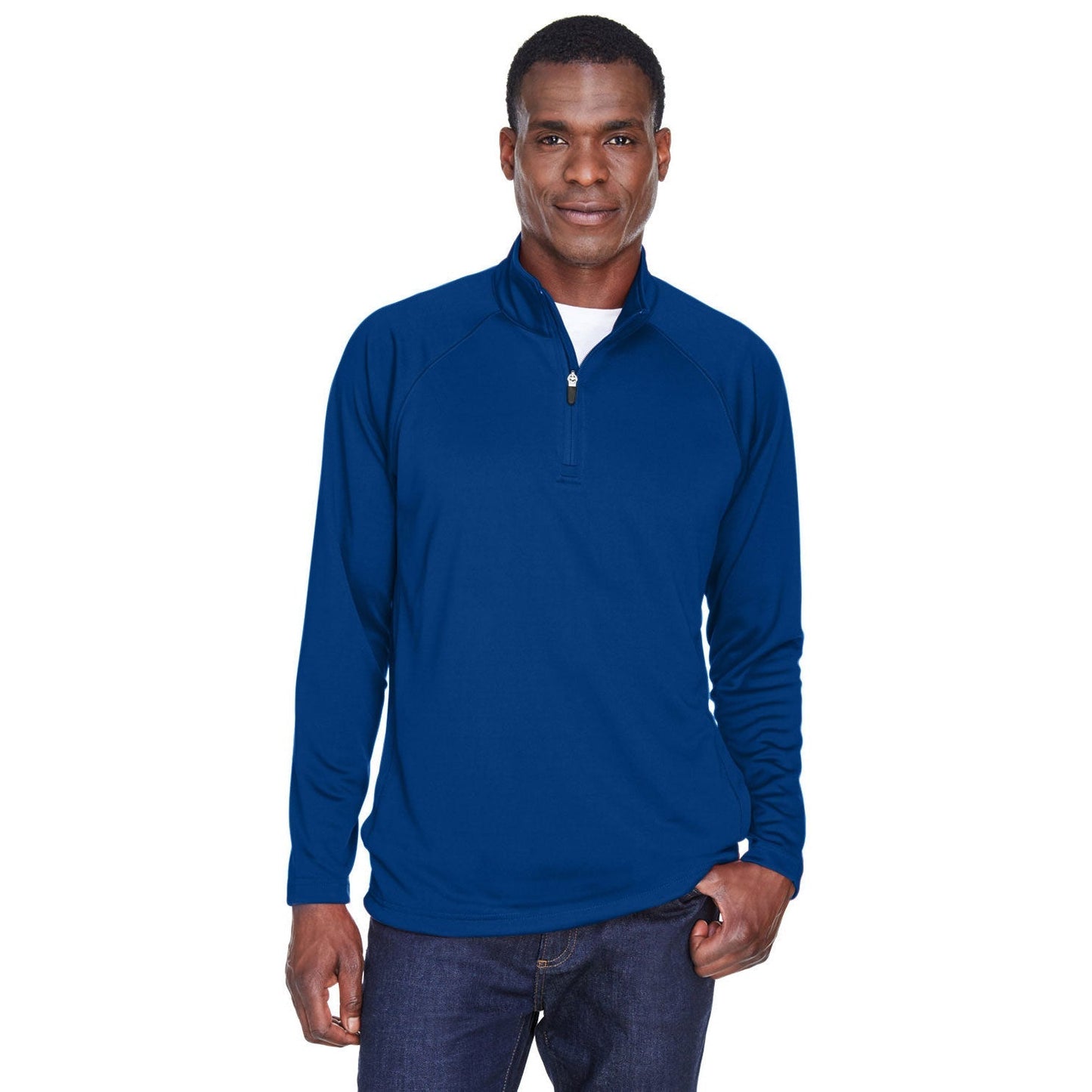 Black Sweatshirts - Devon & Jones - Stretch Fabric