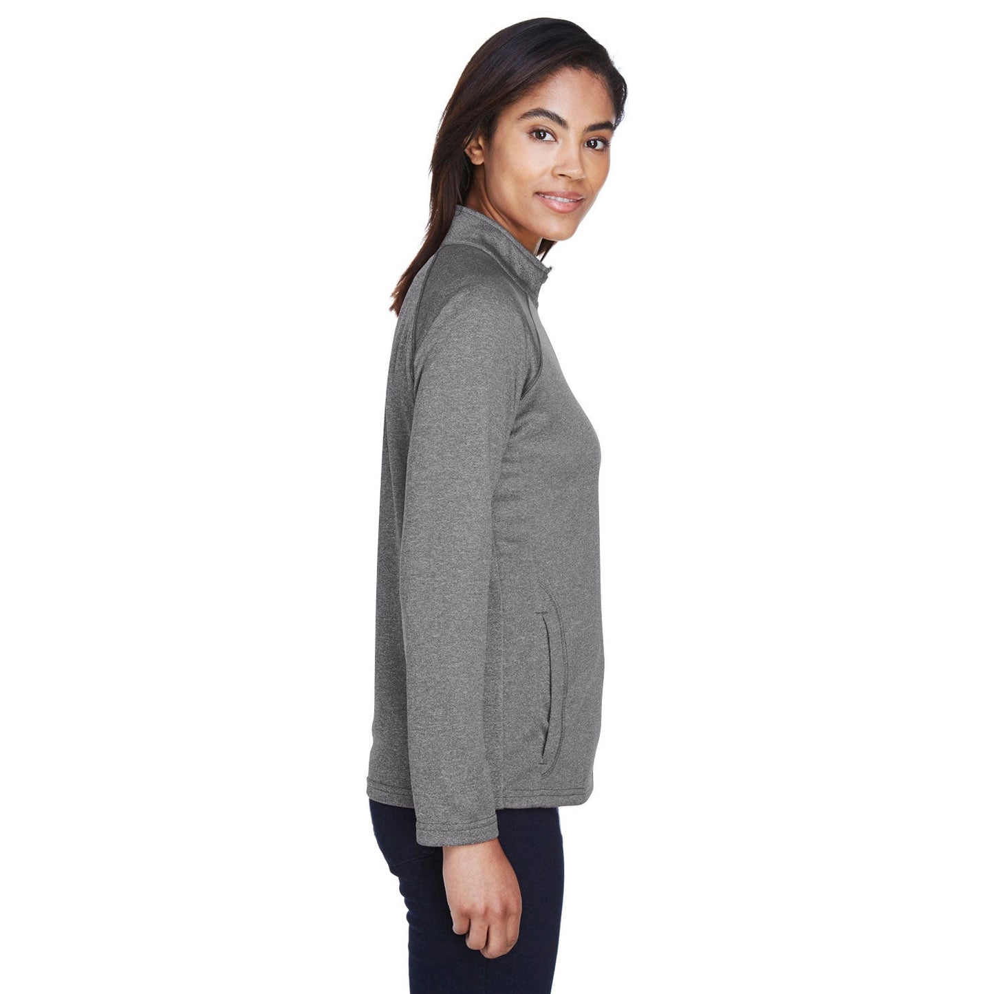 Black Sweatshirts - Devon & Jones - Stretch Tech-Shell