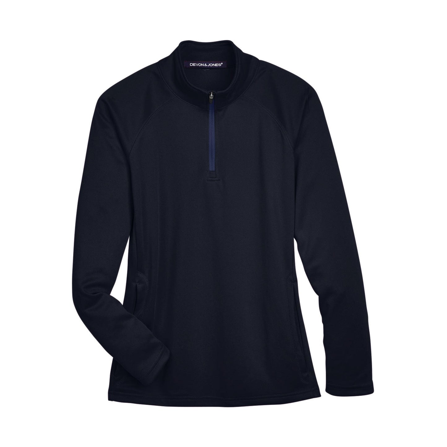 Black Sweatshirts - Devon & Jones - Stretch Tech-Shell