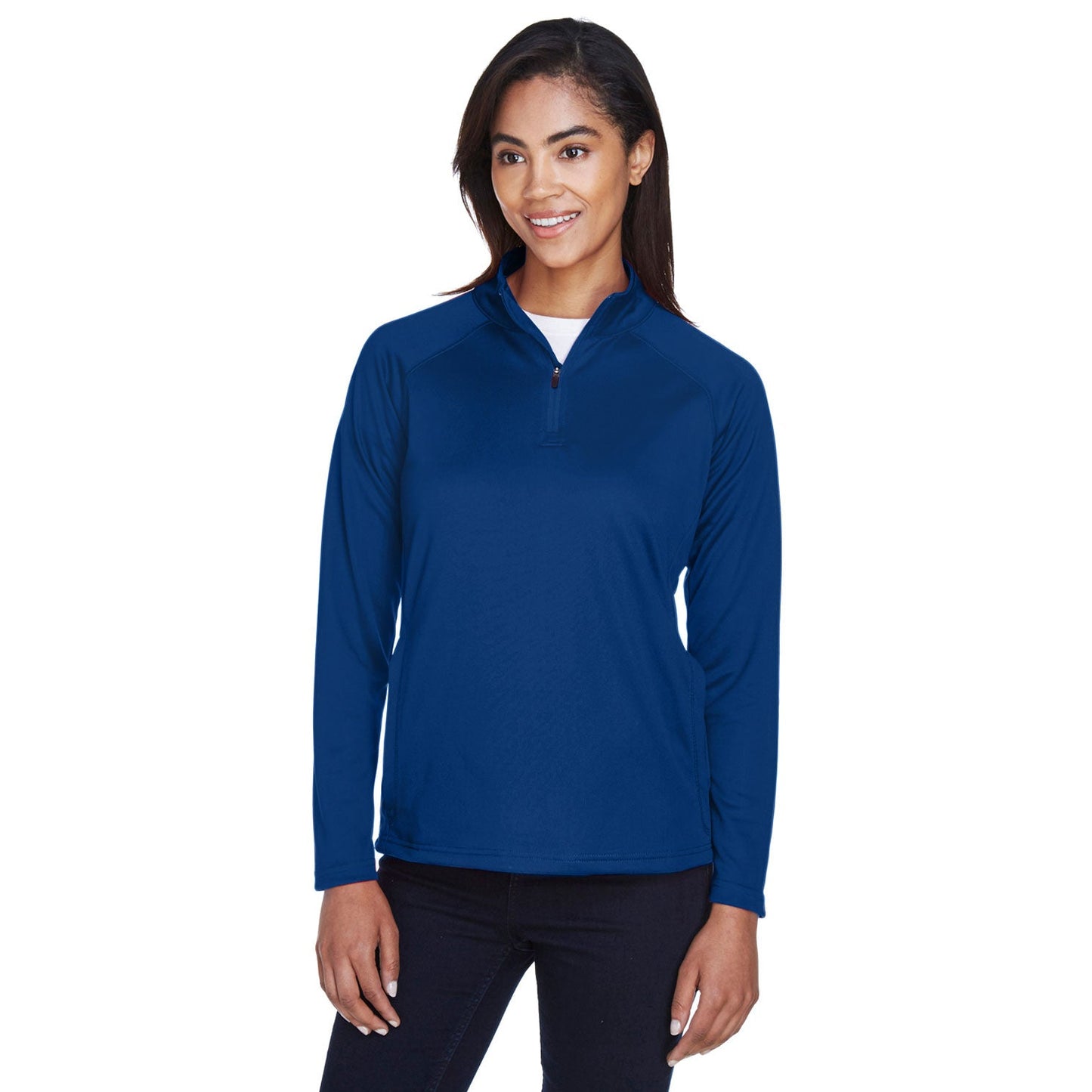 Black Sweatshirts - Devon & Jones - Stretch Tech-Shell