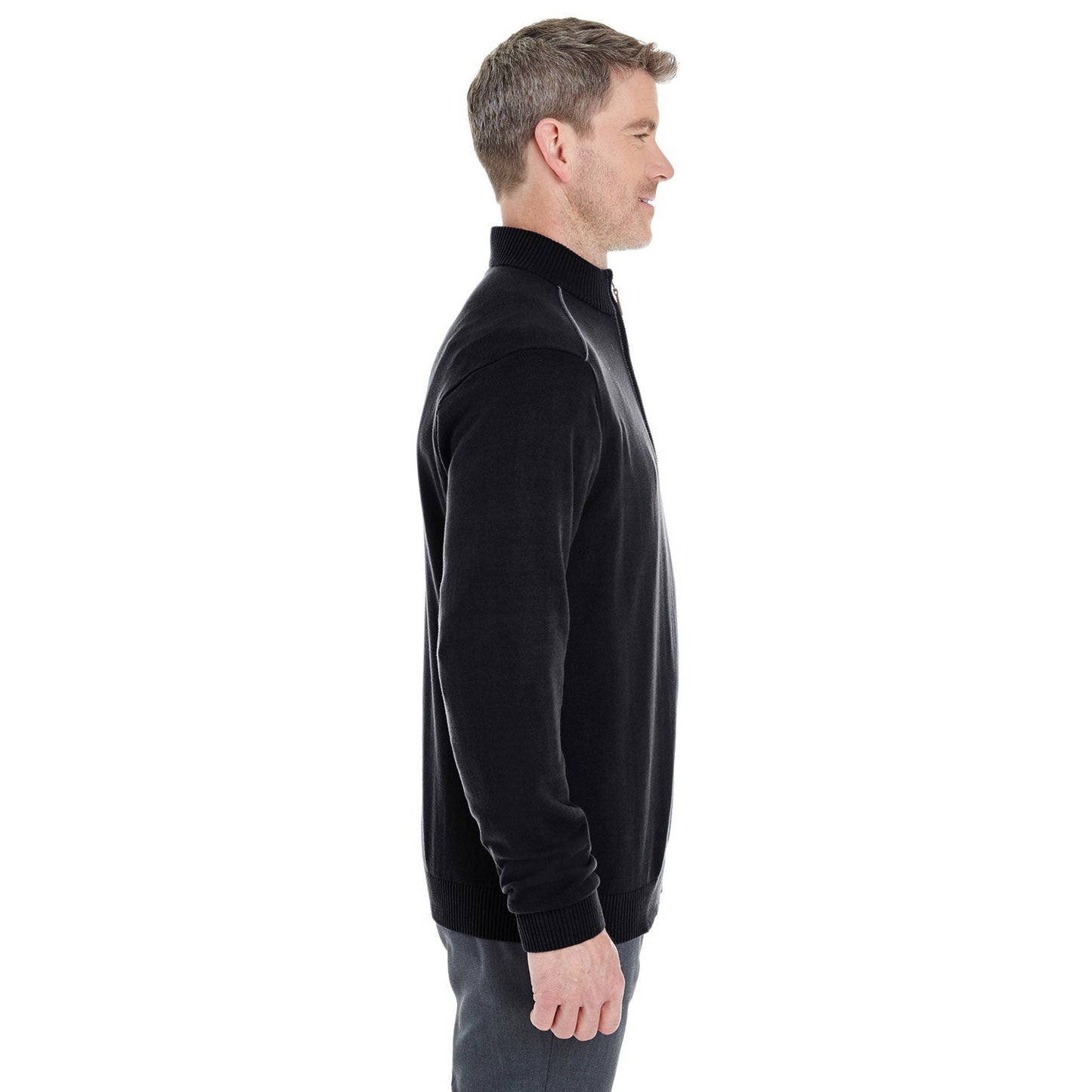 Black Graphite Sweaters - Devon & Jones - Stylish Comfort