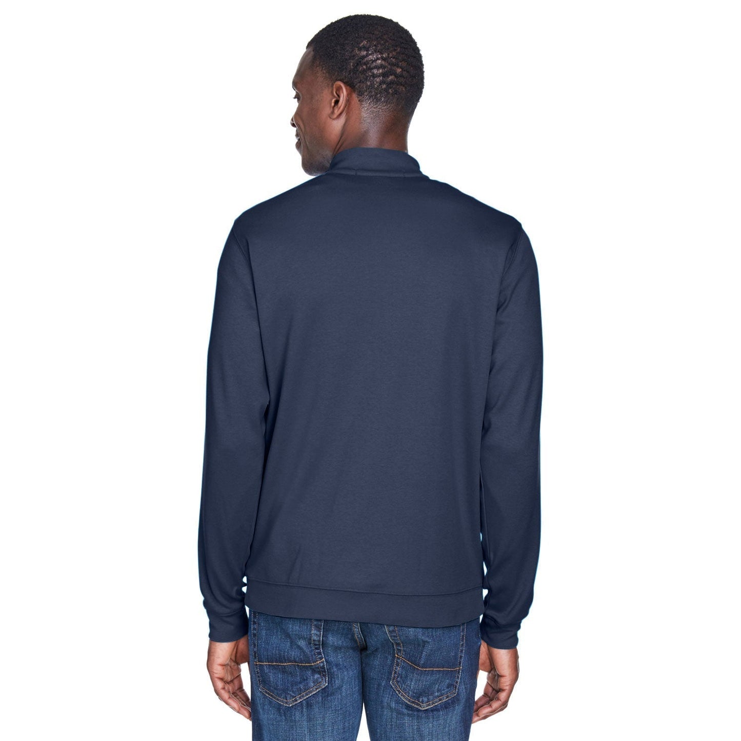 Black Sweatshirt - Devon & Jones - Moisture Wicking