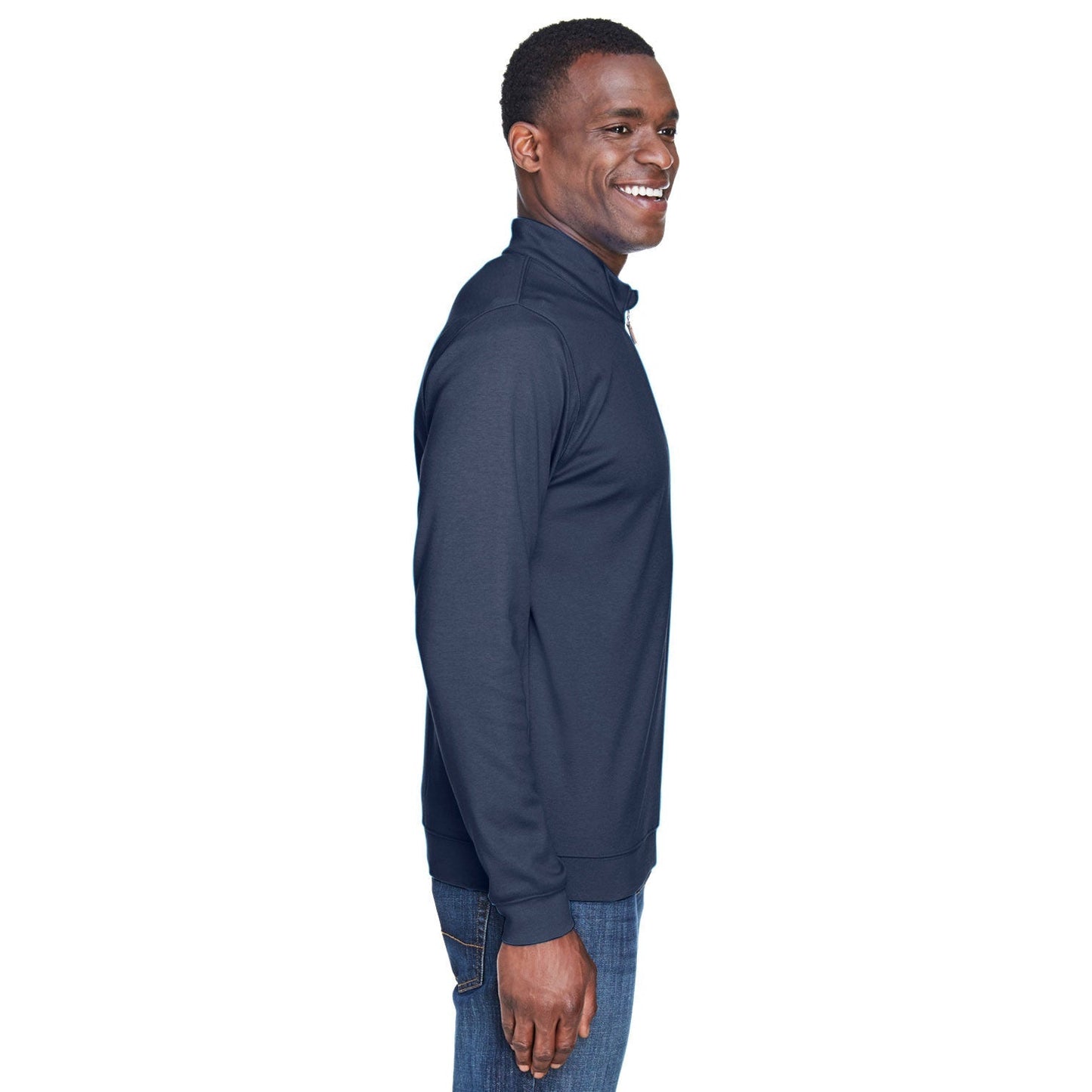 Black Sweatshirt - Devon & Jones - Moisture Wicking