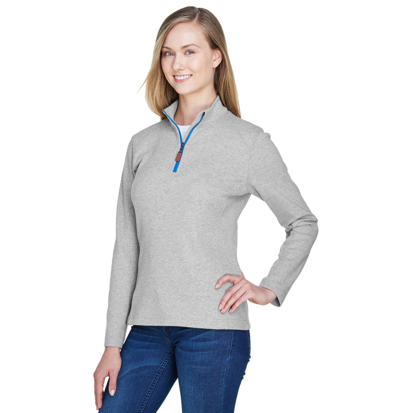 Black/Grey Heather Sweatshirt - Devon & Jones - Drytec Performance