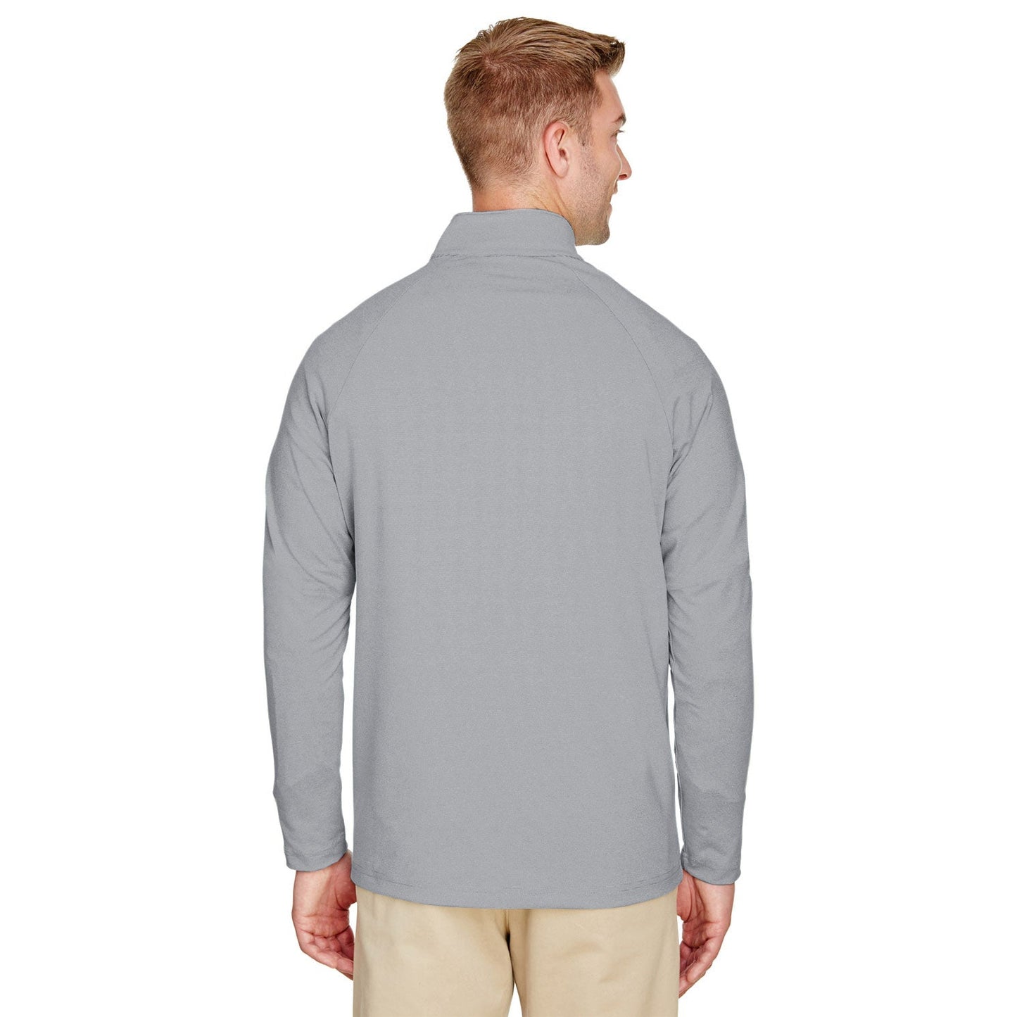 Black Sweatshirts - Devon & Jones - Micro-Stripe Zip