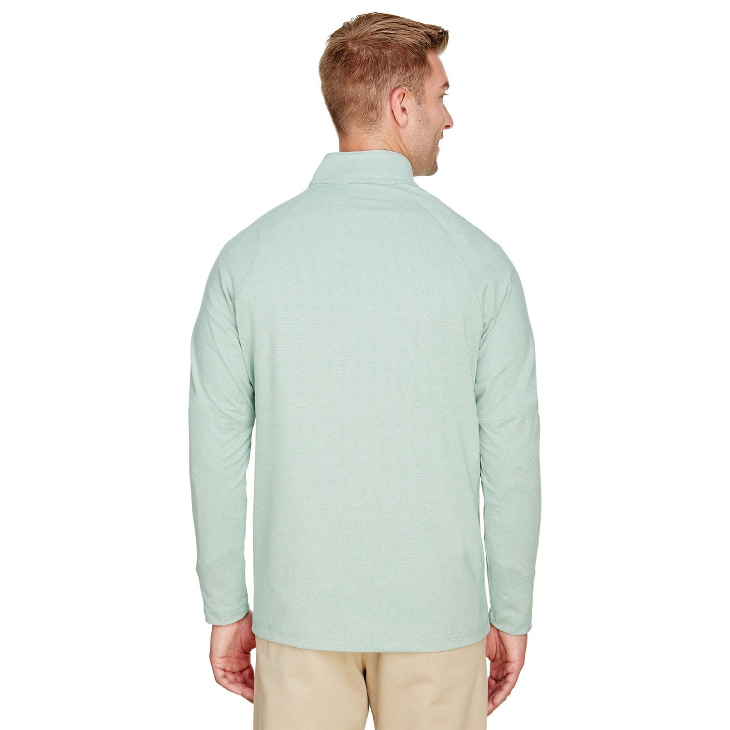 Black Sweatshirts - Devon & Jones - Micro-Stripe Zip