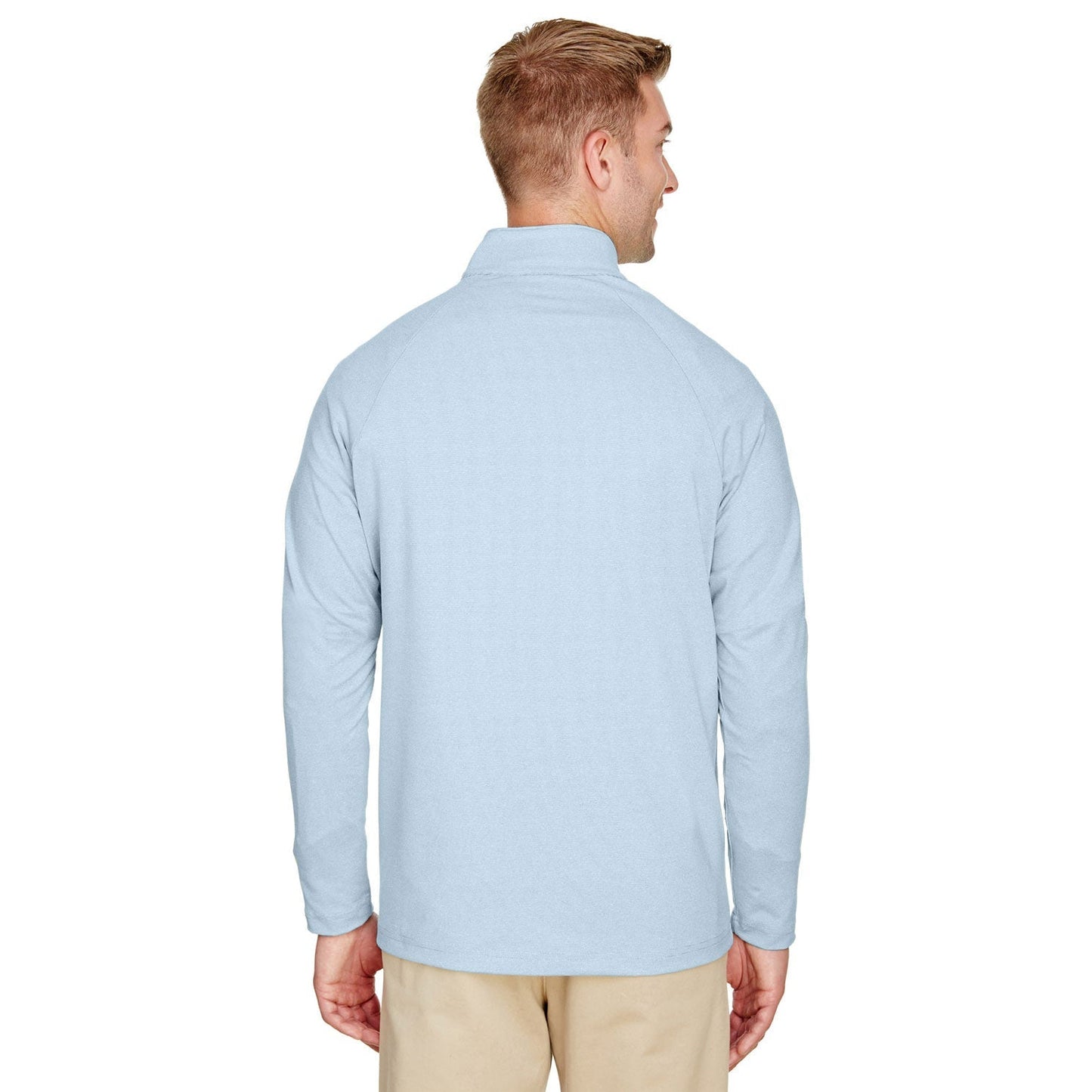 Black Sweatshirts - Devon & Jones - Micro-Stripe Zip