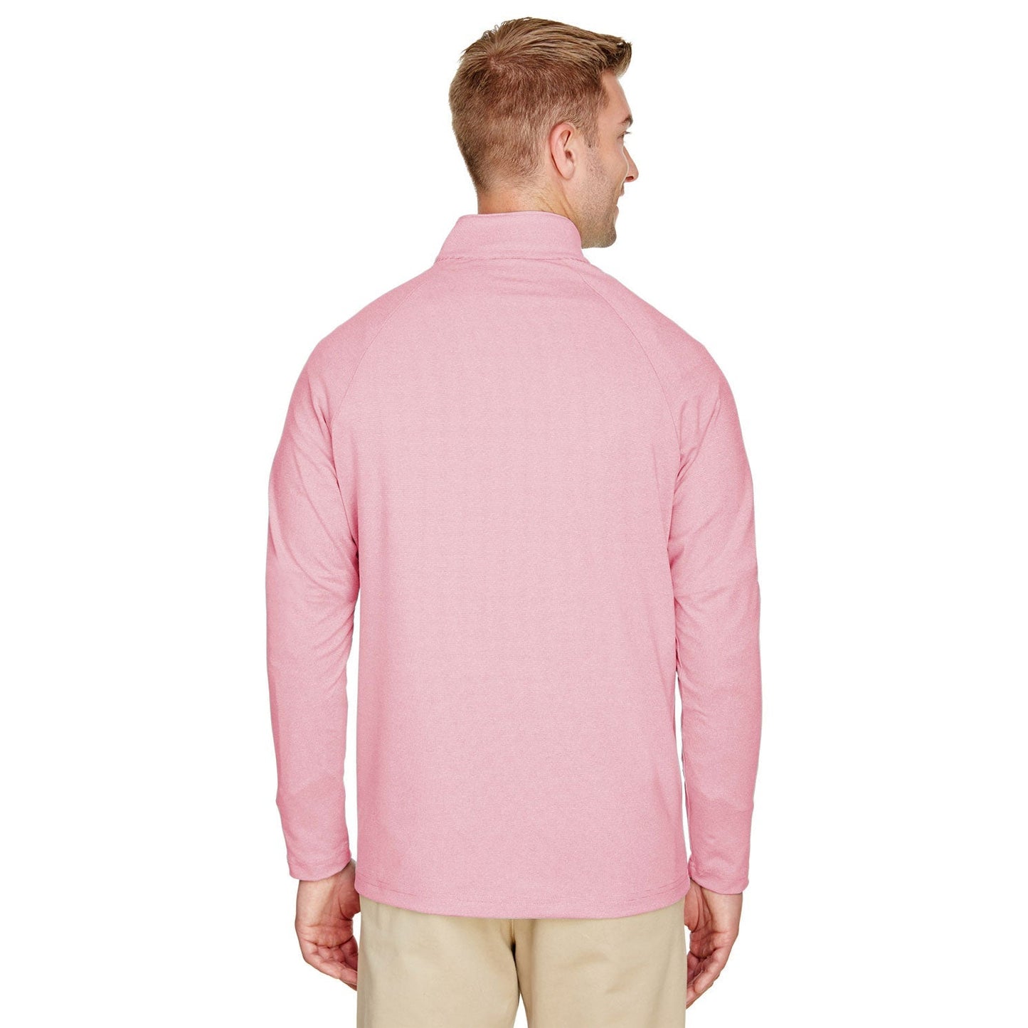 Black Sweatshirts - Devon & Jones - Micro-Stripe Zip