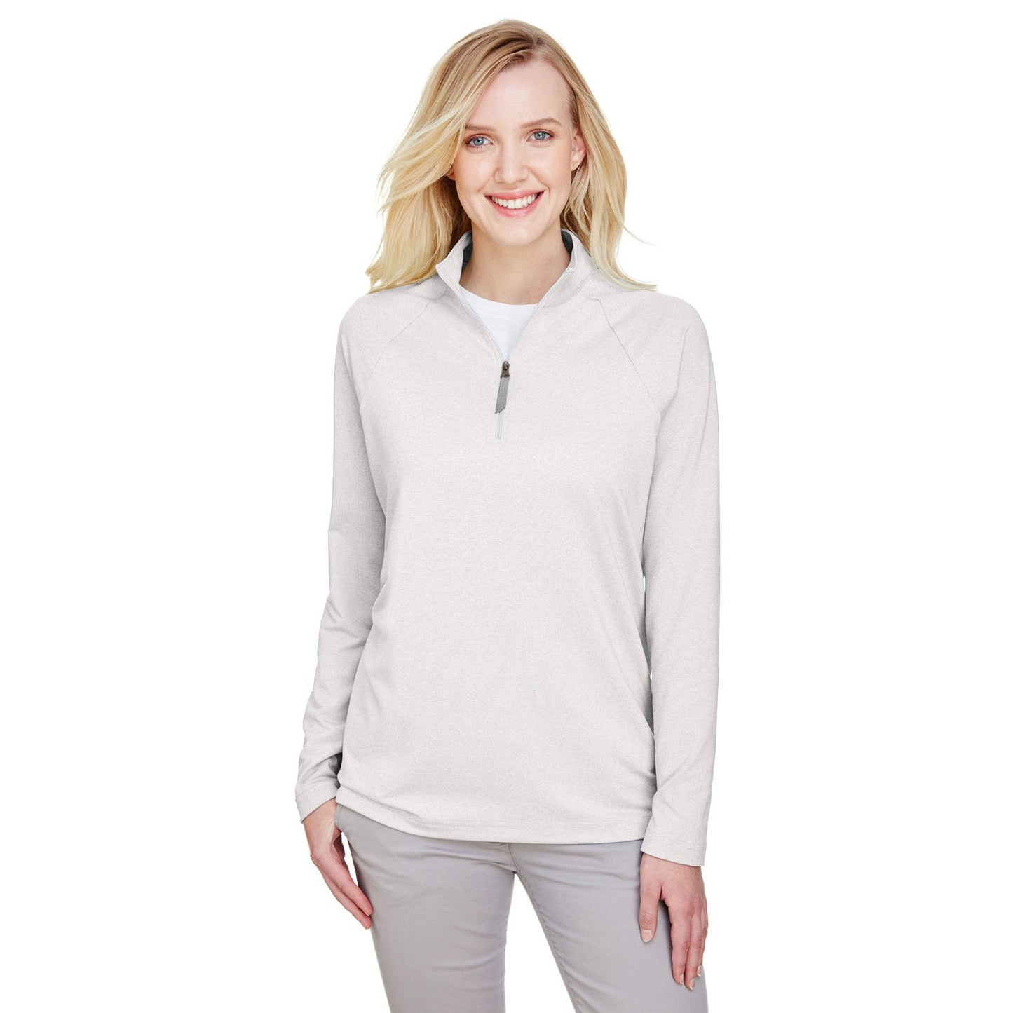 Black Sweatshirts - Devon & Jones - Performance Micro-Stripe