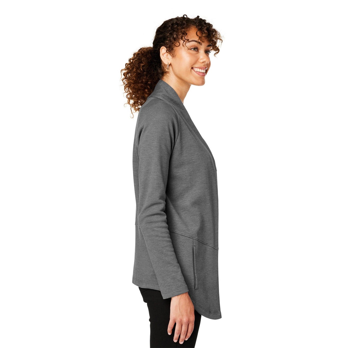 Black Melange Cardigans - Devon & Jones - Stylish Design