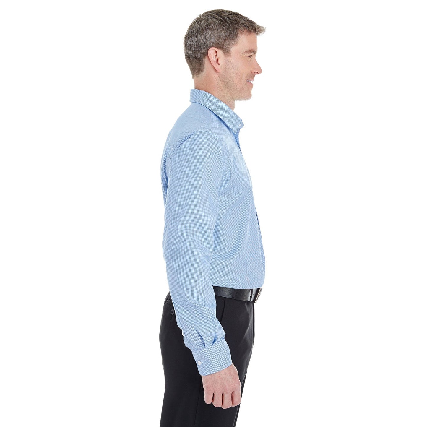 Black Button Up Shirt - Devon & Jones - Soft Cotton Blend