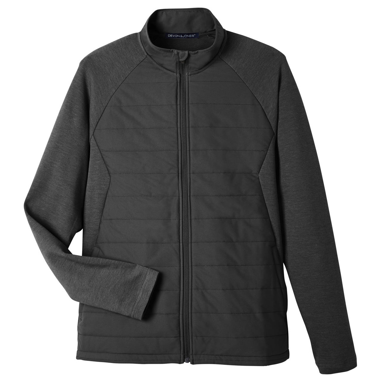 Black Melange Jacket - Devon & Jones - Stylish Hybrid