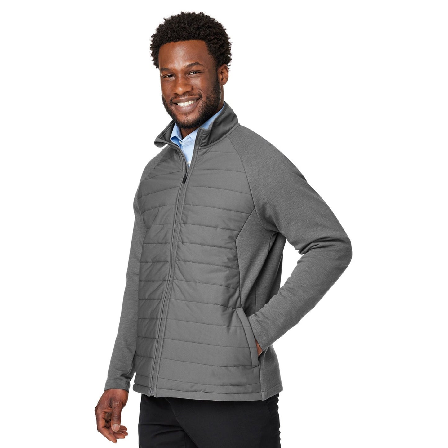 Black Melange Jacket - Devon & Jones - Stylish Hybrid