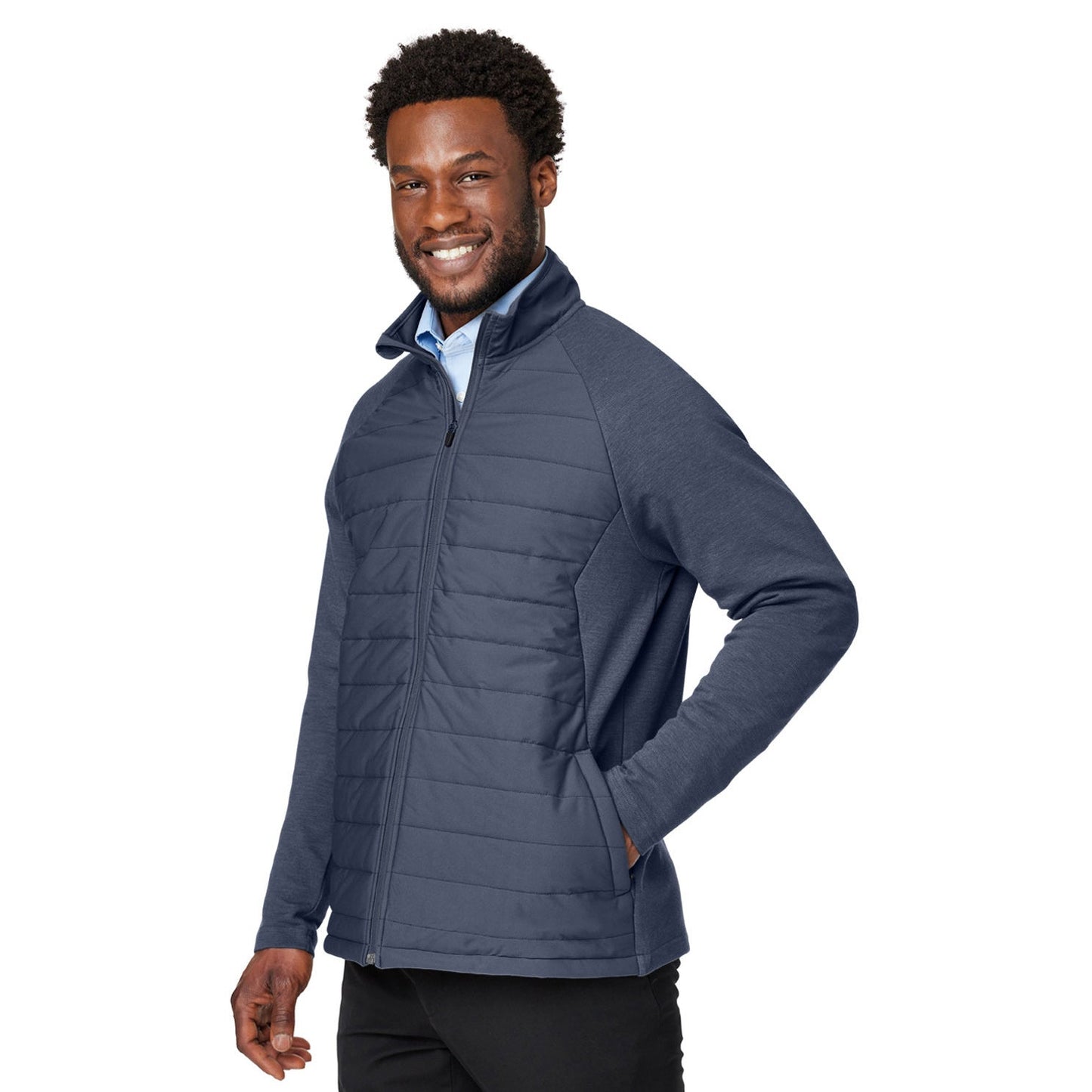 Black Melange Jacket - Devon & Jones - Stylish Hybrid