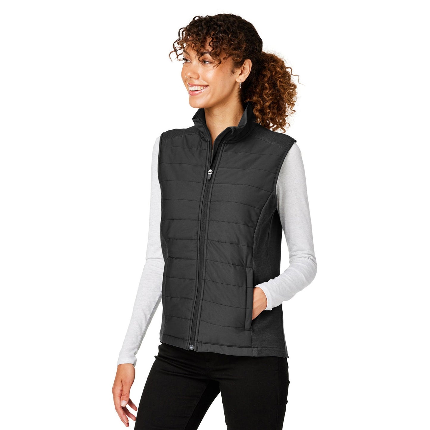 Black Melange Vest - Devon & Jones - Hybrid Style