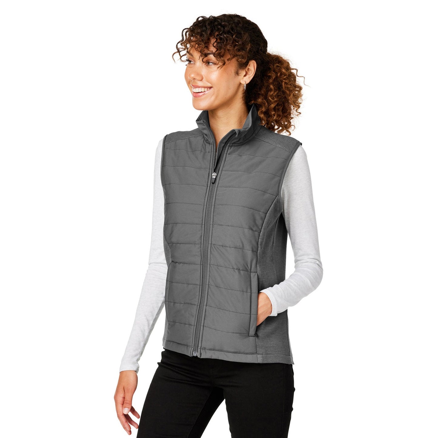 Black Melange Vest - Devon & Jones - Hybrid Style