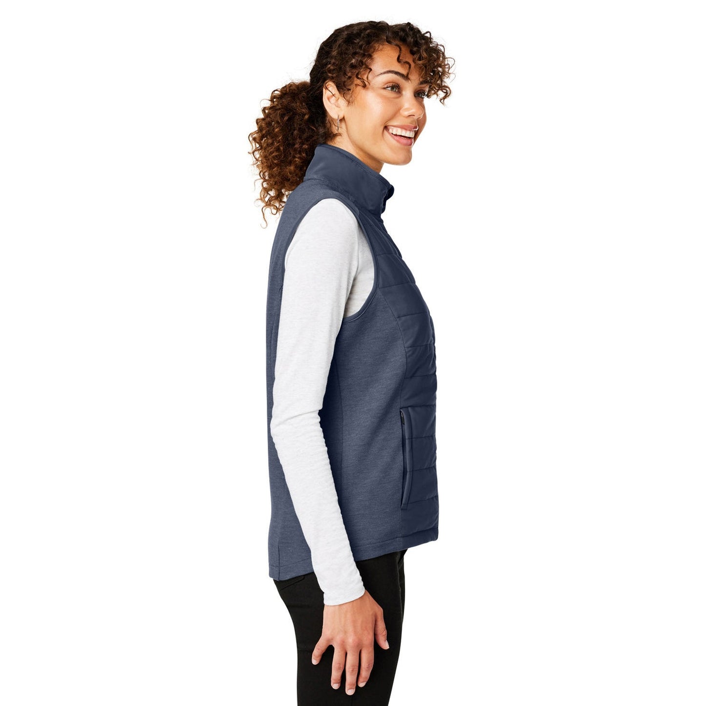 Black Melange Vest - Devon & Jones - Hybrid Style