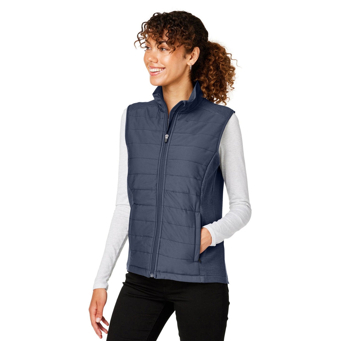 Black Melange Vest - Devon & Jones - Hybrid Style