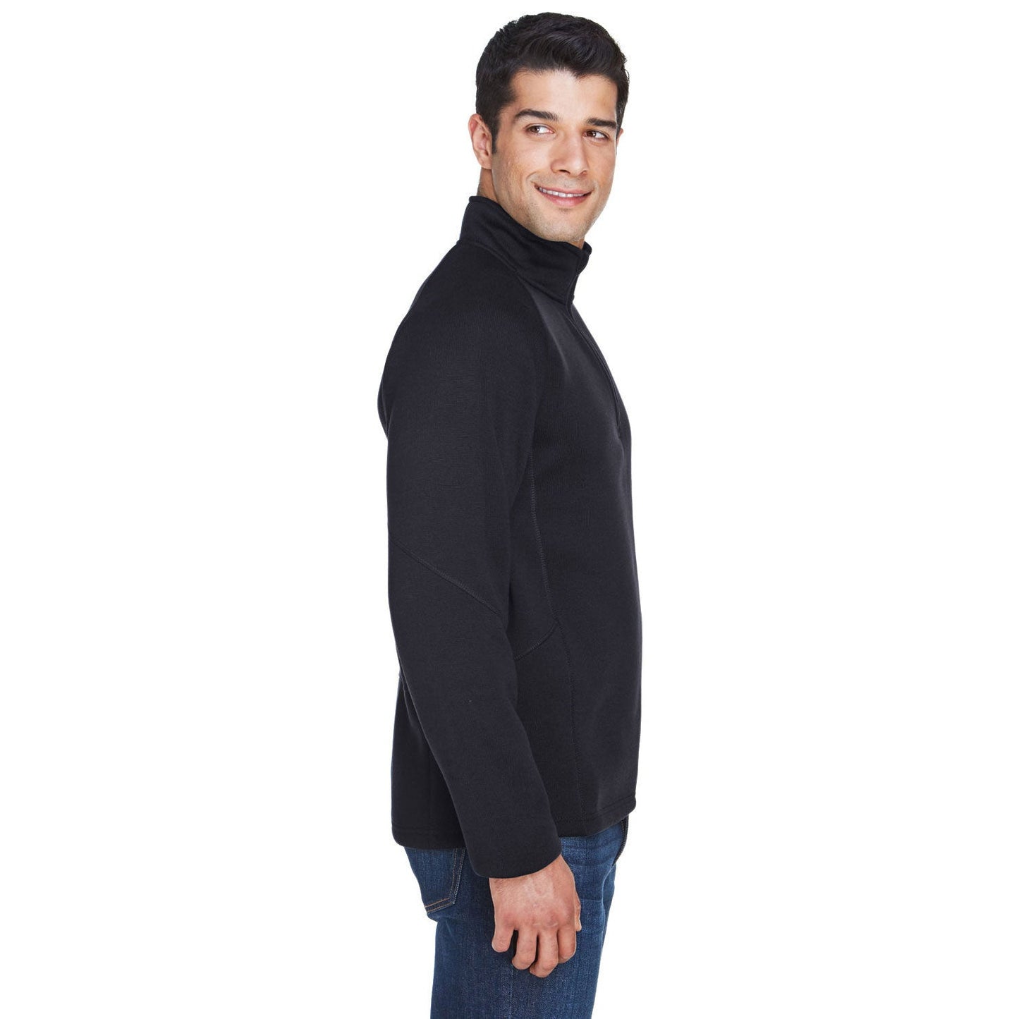 Black Sweatshirts - Devon & Jones - Fleece Design