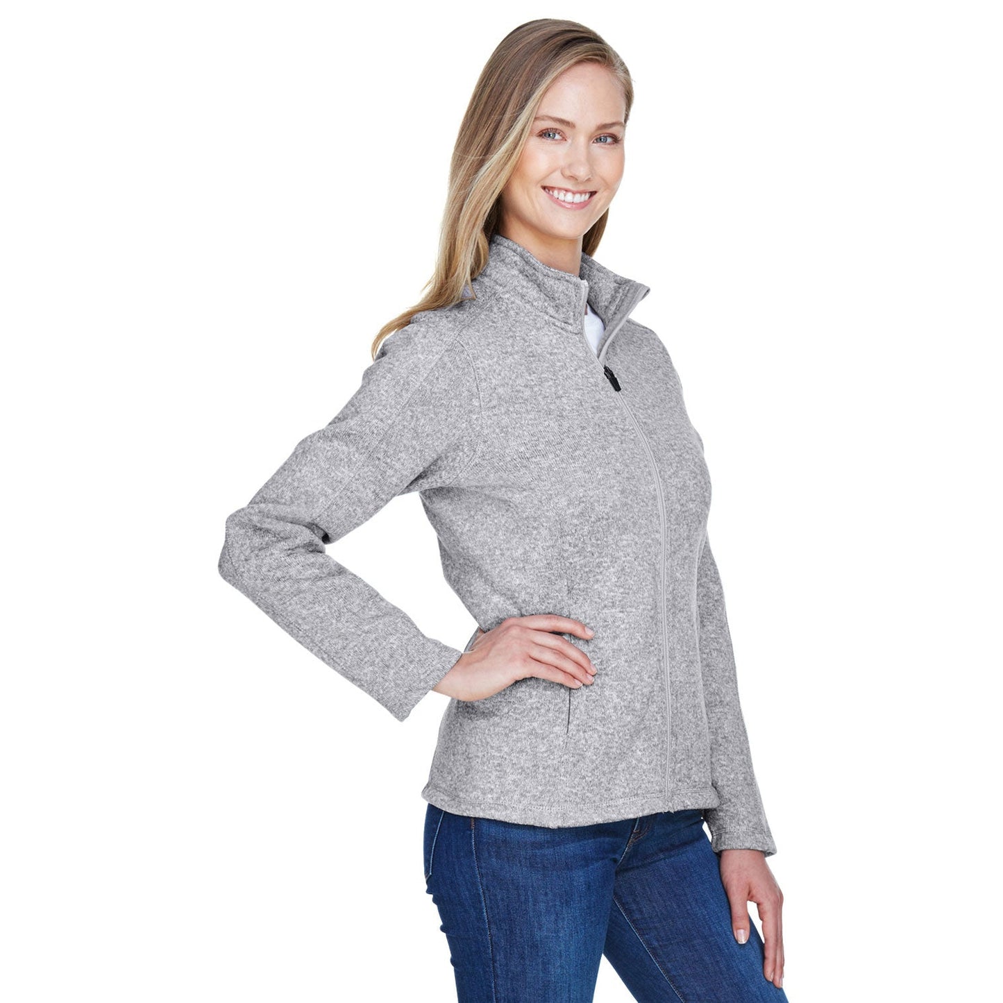 Black Fleece Jacket - Devon & Jones - Stylish Comfort