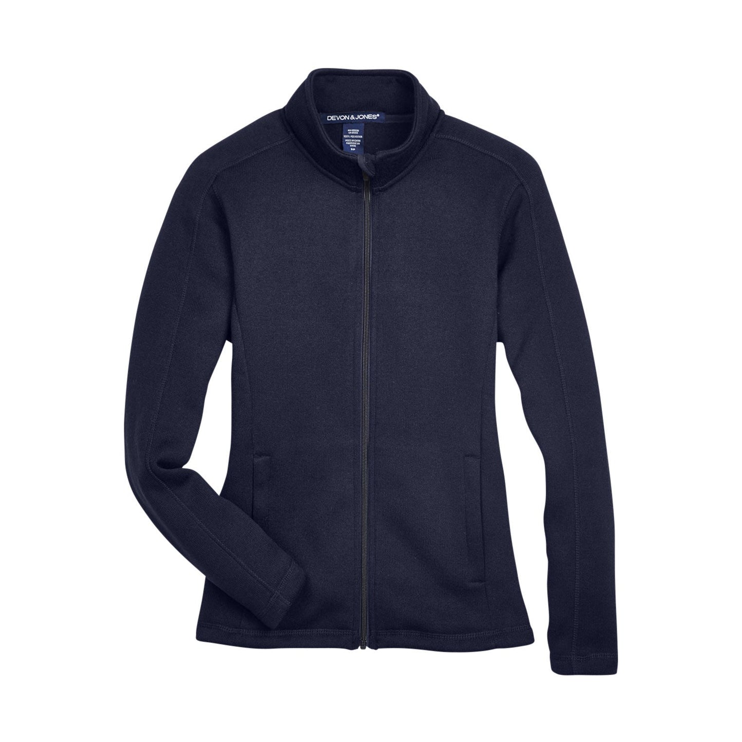 Black Fleece Jacket - Devon & Jones - Stylish Comfort