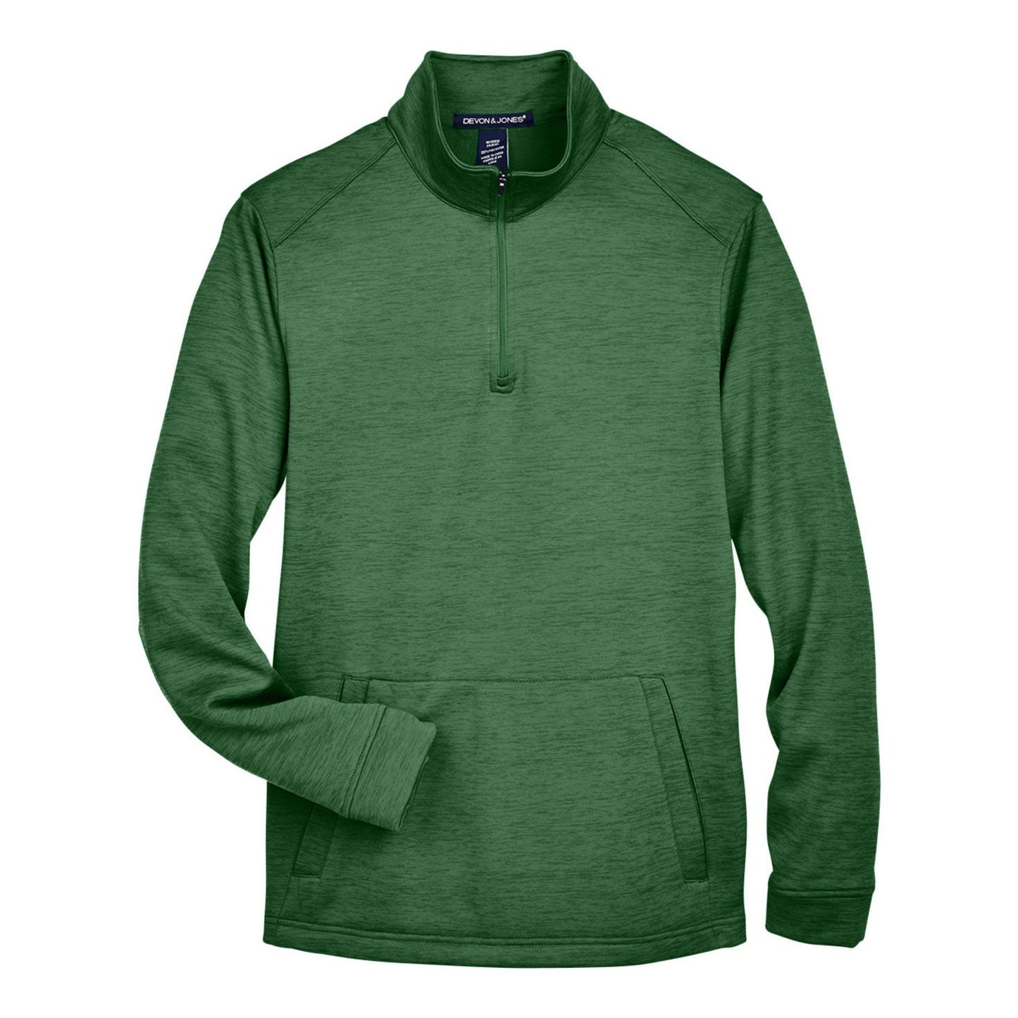 Black Heather Sweatshirt - Devon & Jones - Warm Fleece