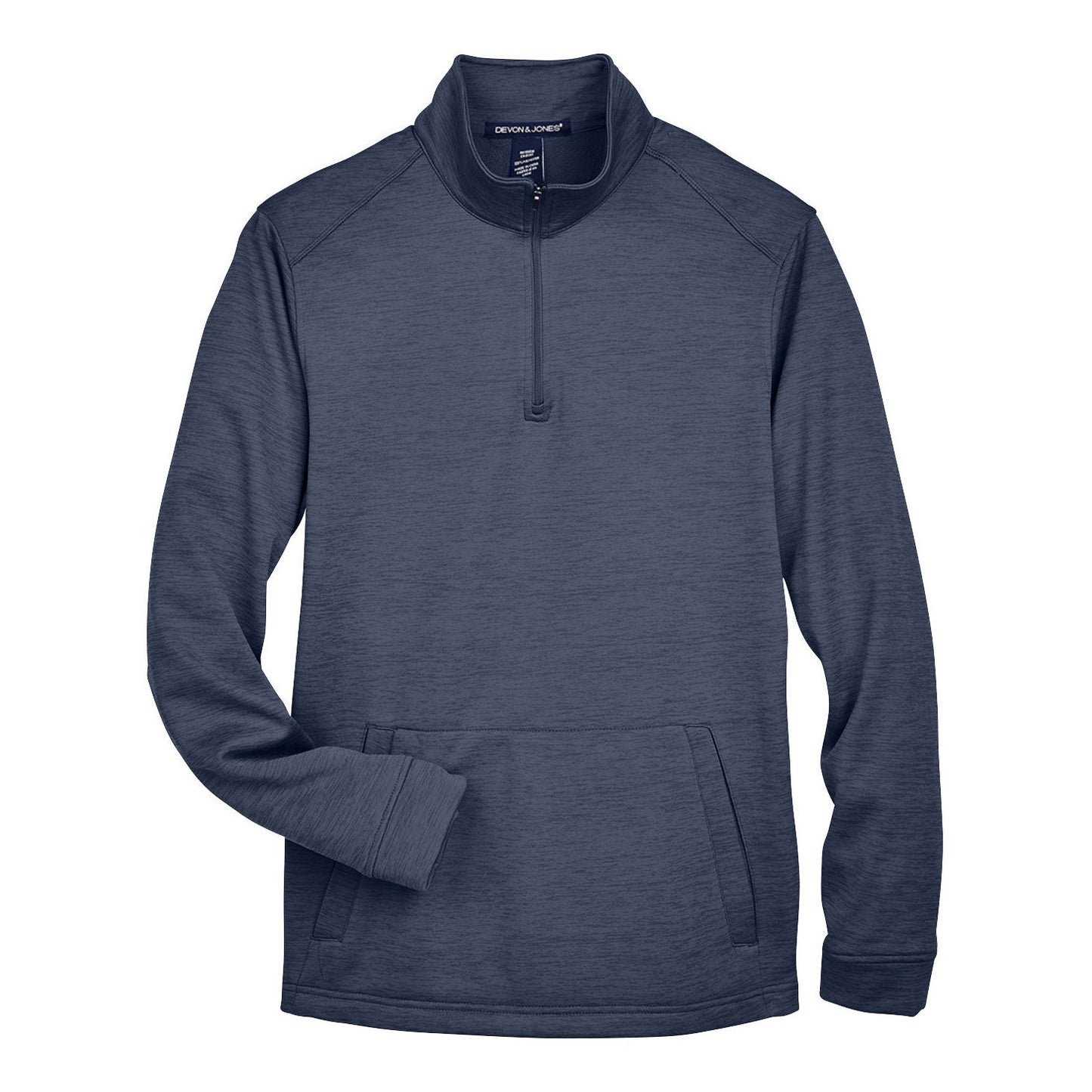 Black Heather Sweatshirt - Devon & Jones - Warm Fleece