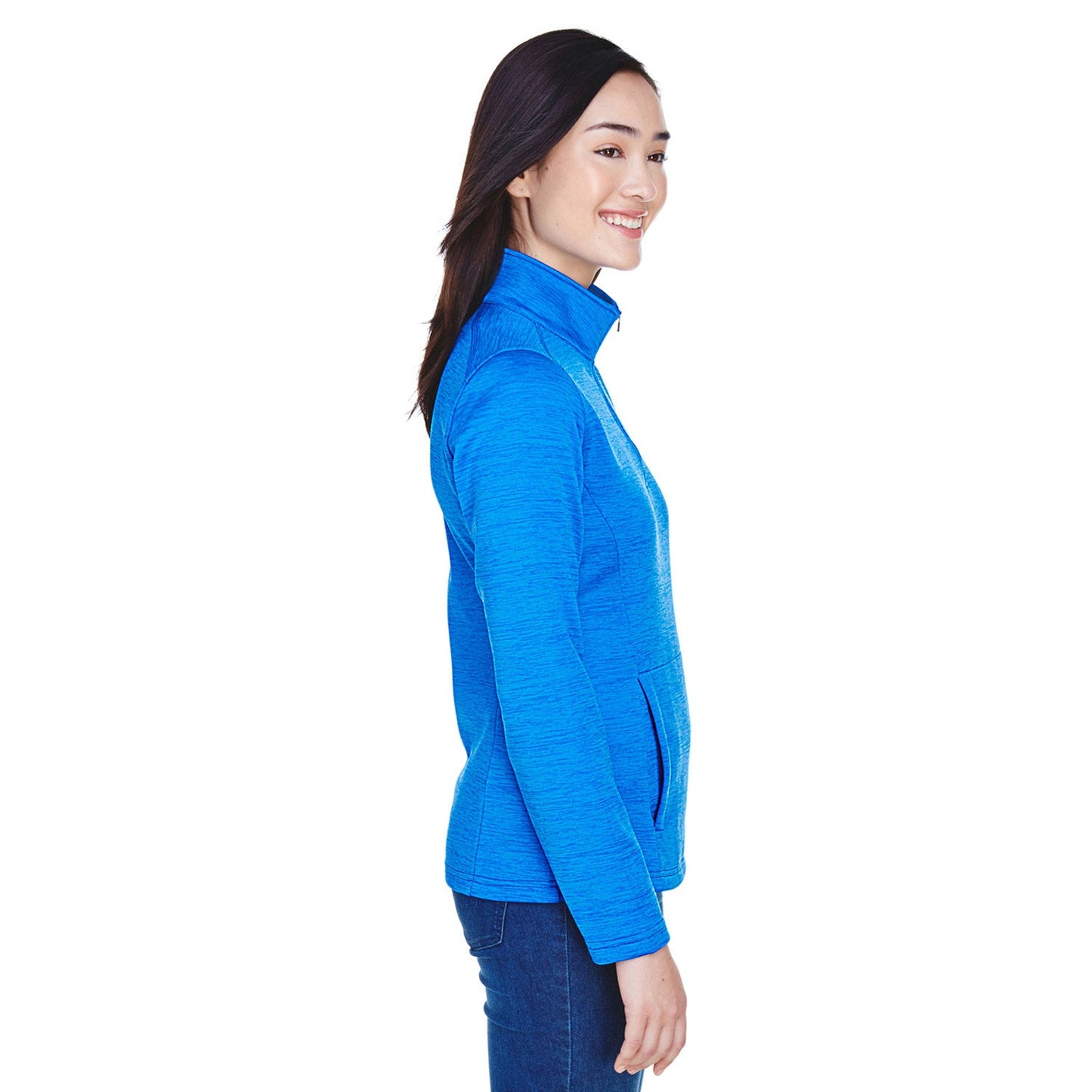 Black Heather Sweatshirts - Devon & Jones - Cozy Fleece