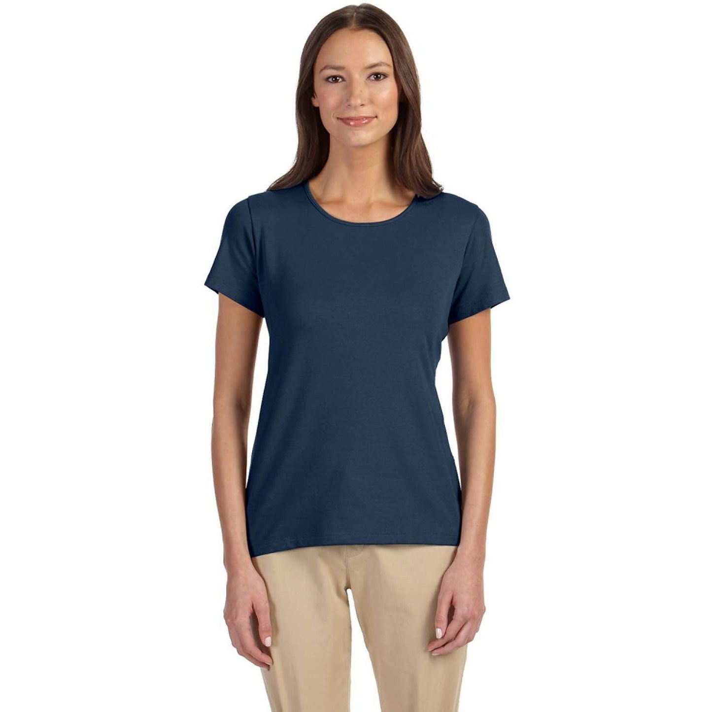 Black T-Shirts - Devon & Jones - Flattering Fit
