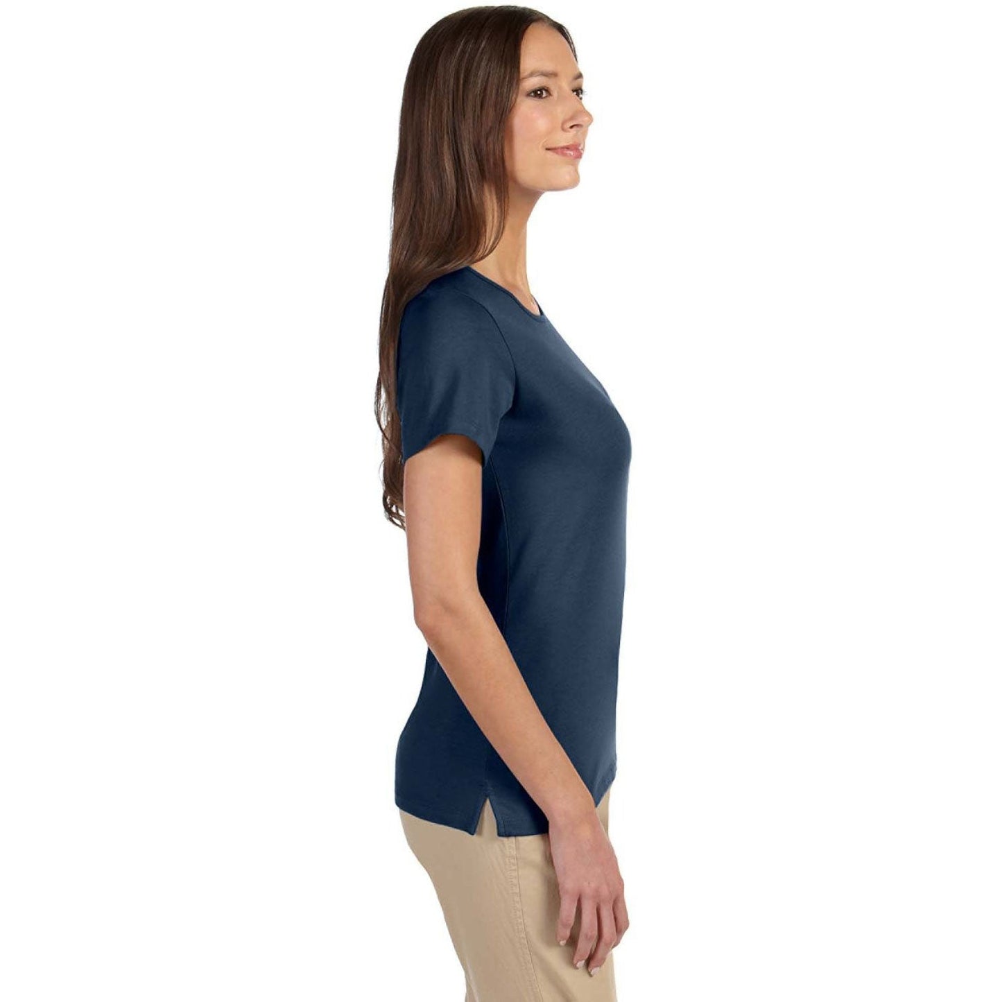 Black T-Shirts - Devon & Jones - Flattering Fit