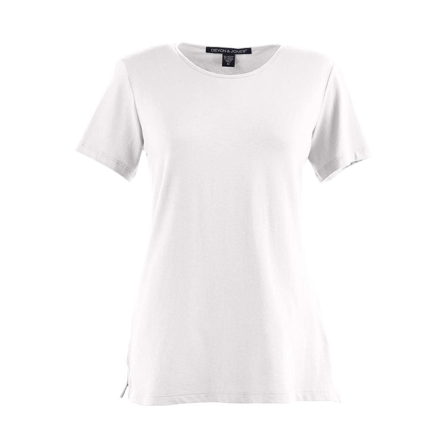 Black T-Shirts - Devon & Jones - Flattering Fit