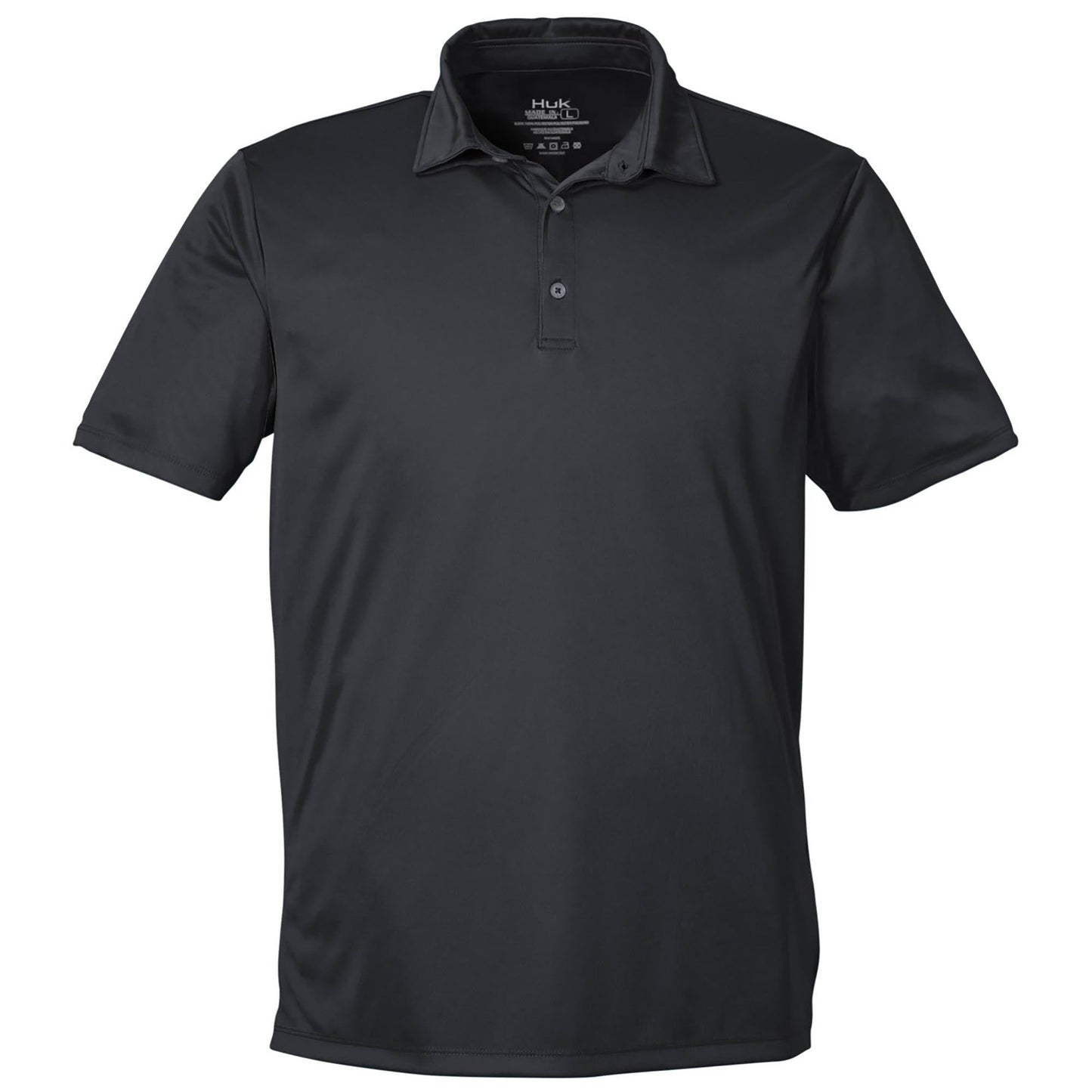 Black Polo Shirt - Huk - Quick-Dry Fabric