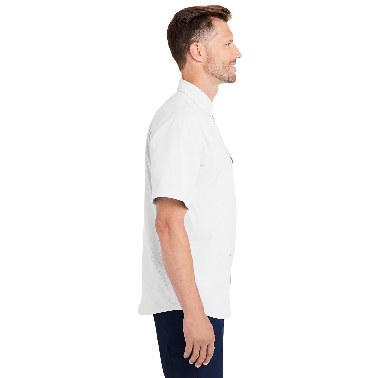 Black Button Up Shirt - Huk - Moisture Wicking