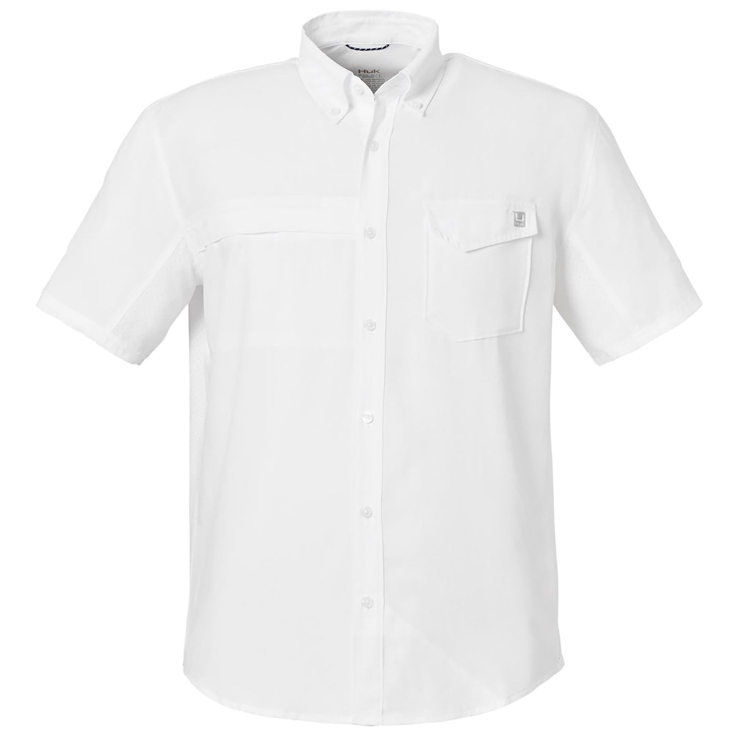 Black Button Up Shirt - Huk - Moisture Wicking