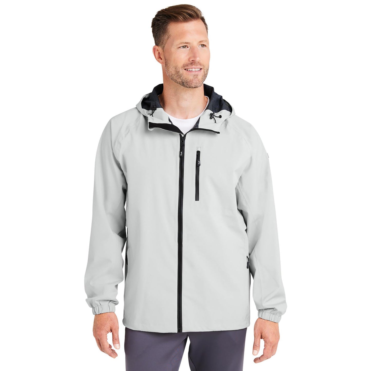 Black Waterproof Jacket - Huk - Seam-Sealed Design