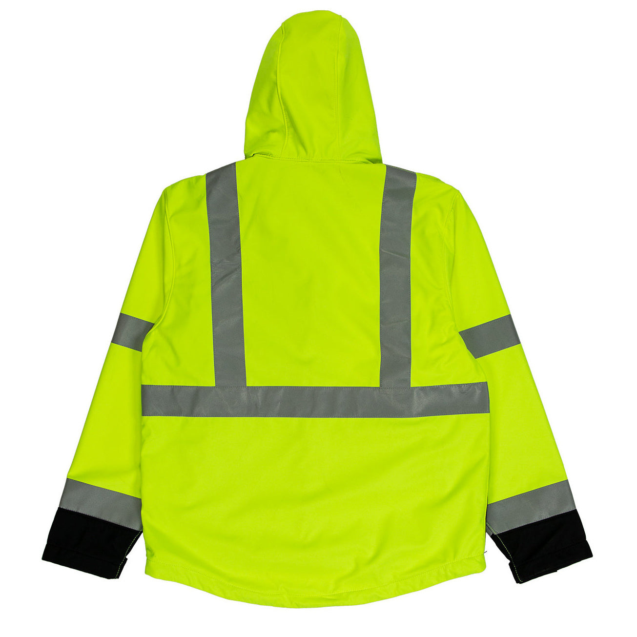 Yellow/Lime Safety Jackets | Berne | Hvj206T Type R Class 3 Tall Softshell