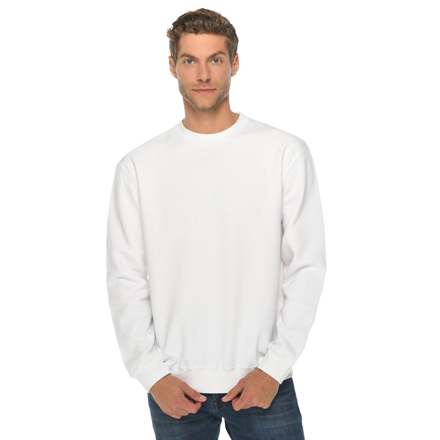 Black Sweatshirts - Lane Seven - Cozy Crewneck Fit