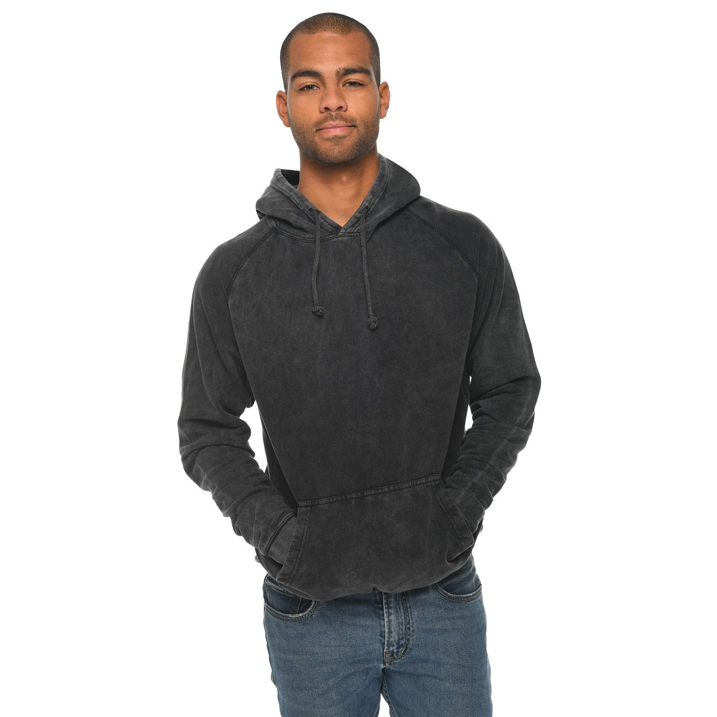Vintage Black Sweatshirt - Lane Seven - Comfortable Cotton