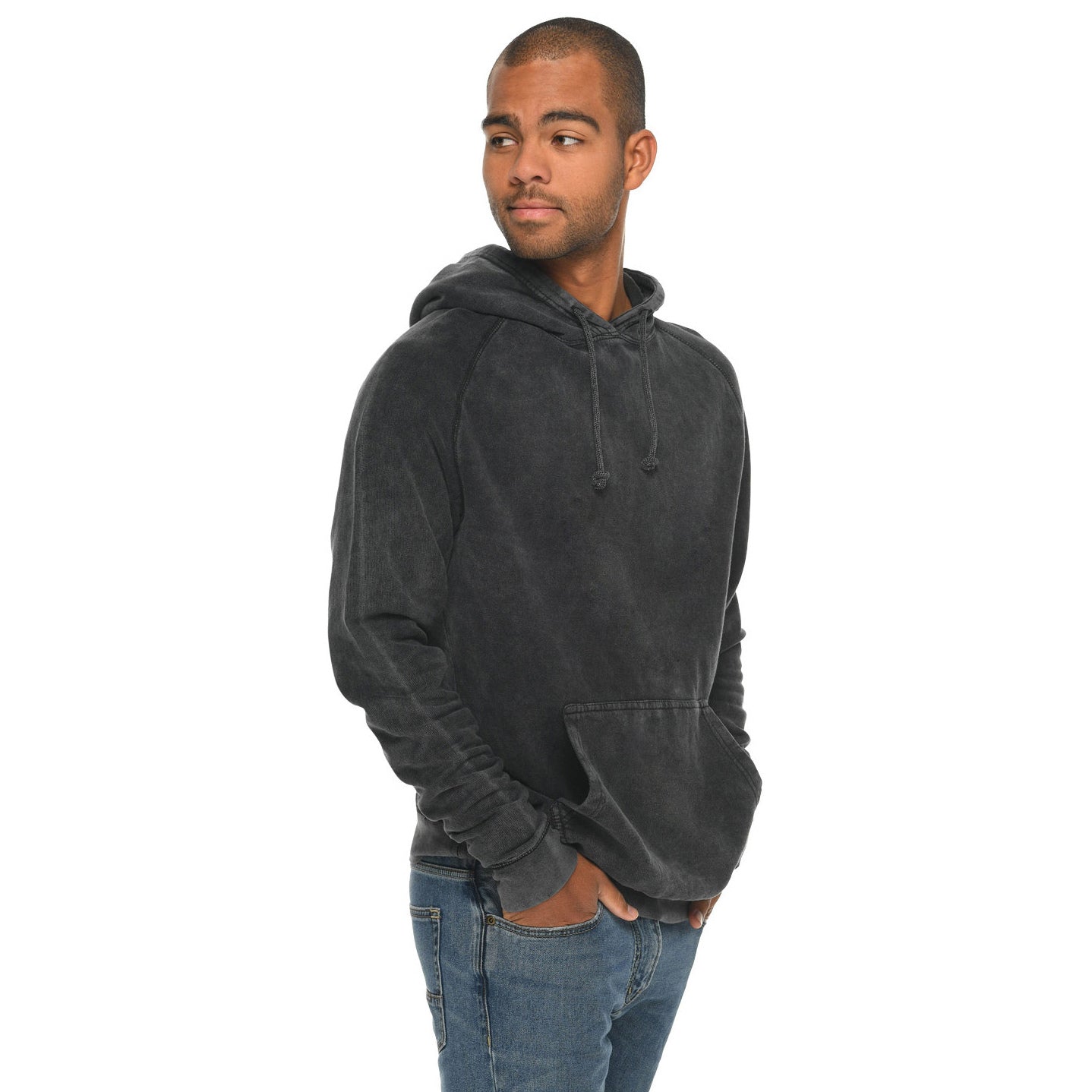 Vintage Black Sweatshirt - Lane Seven - Comfortable Cotton
