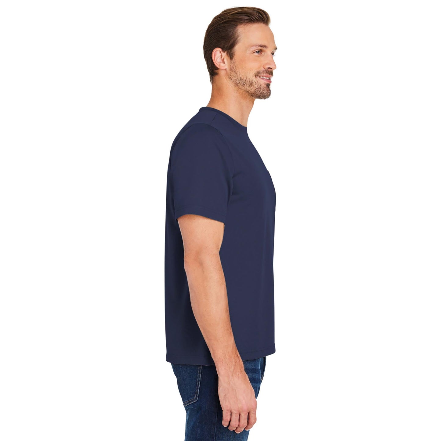 Black Workwear T-Shirt - Harriton - Moisture-Wicking