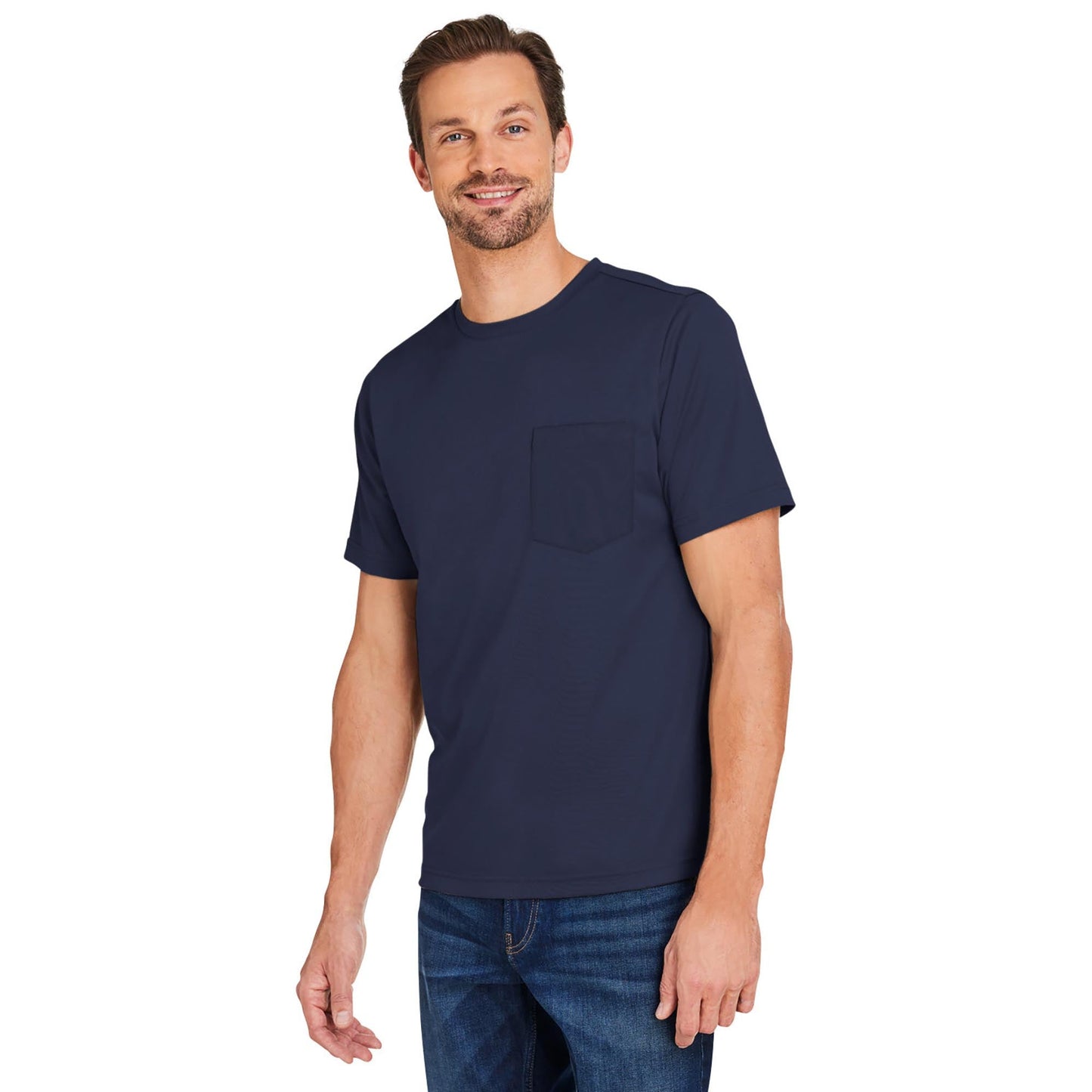 Black Workwear T-Shirt - Harriton - Moisture-Wicking