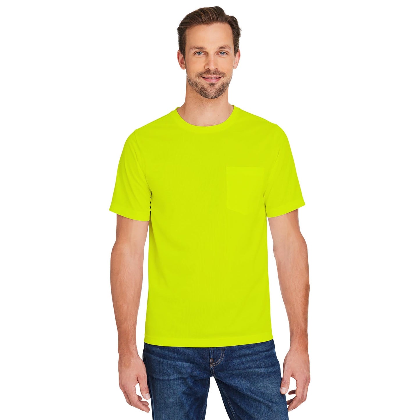 Black Workwear T-Shirt - Harriton - Moisture-Wicking