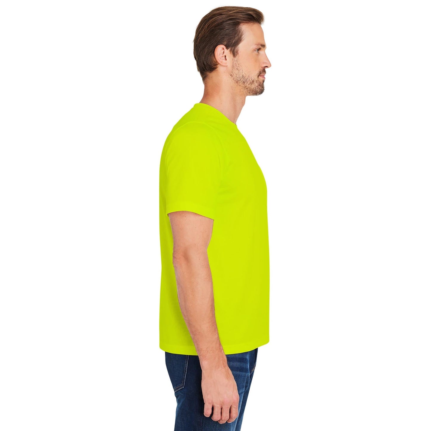 Black Workwear T-Shirt - Harriton - Moisture-Wicking