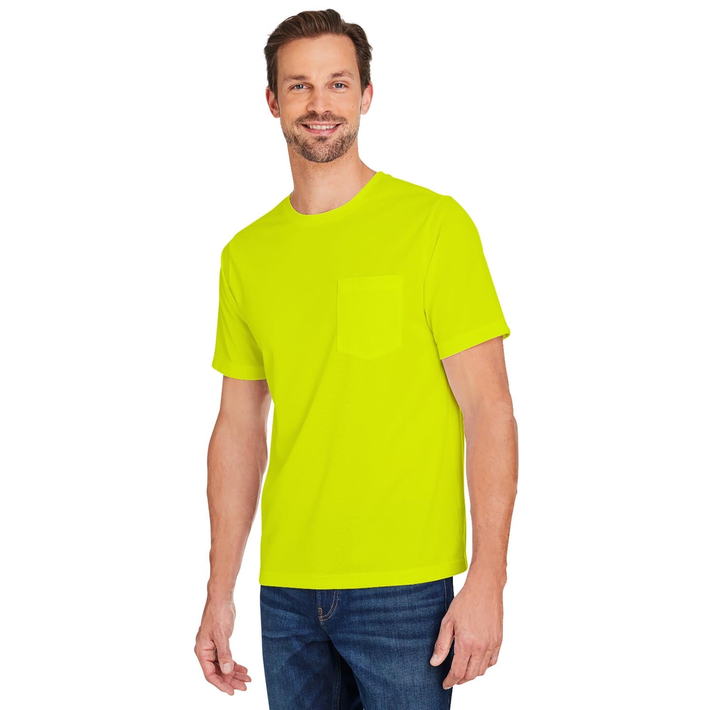 Black Workwear T-Shirt - Harriton - Moisture-Wicking