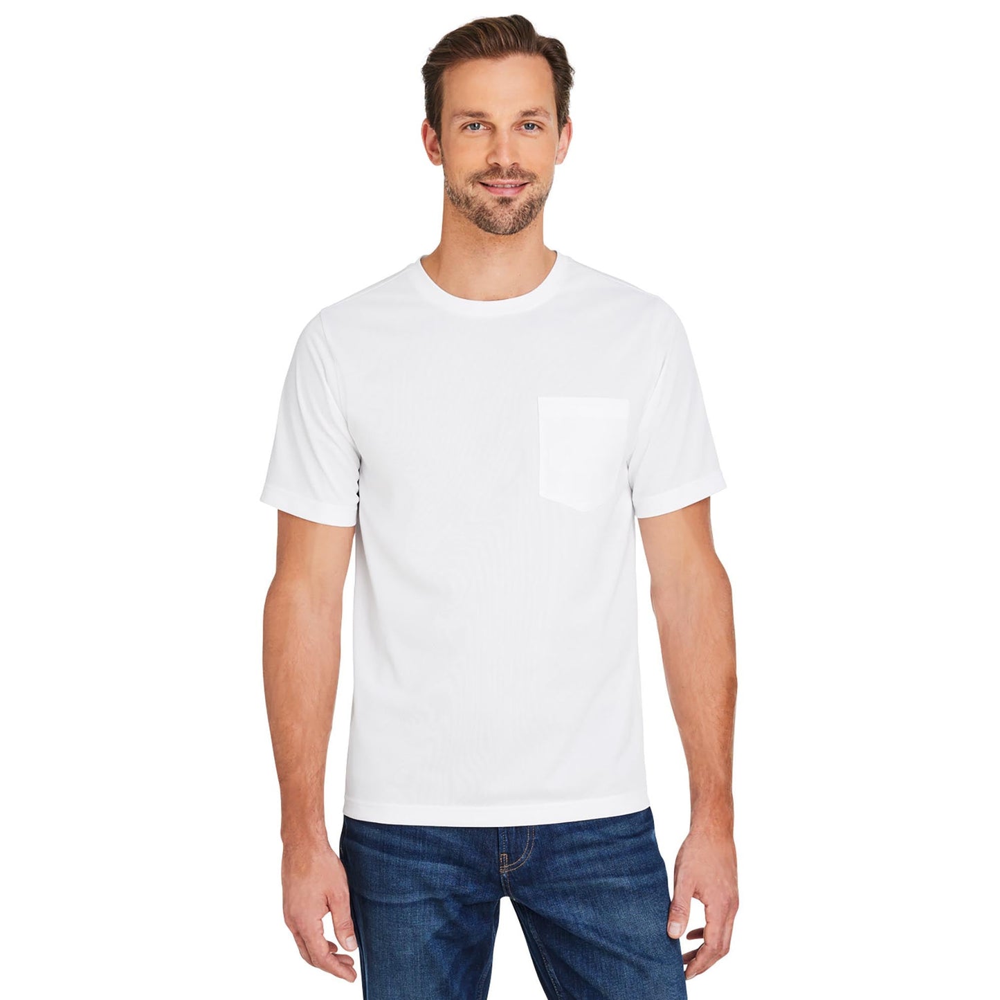 Black Workwear T-Shirt - Harriton - Moisture-Wicking