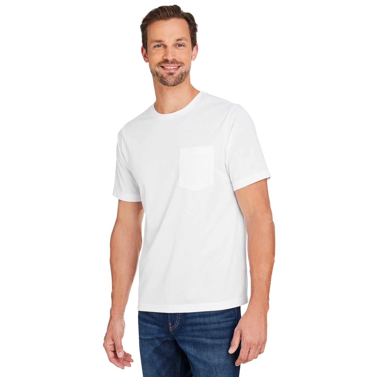 Black Workwear T-Shirt - Harriton - Moisture-Wicking