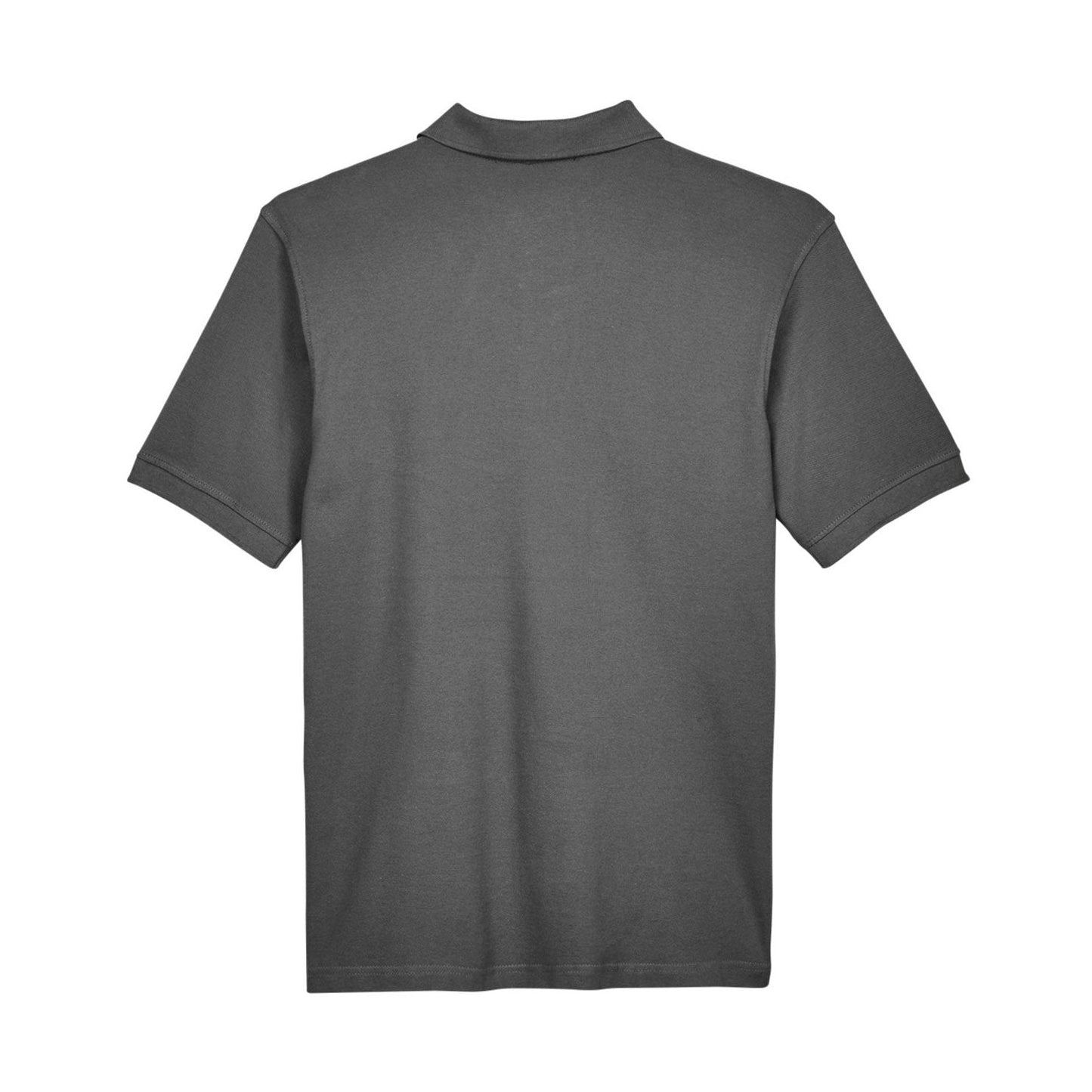 Black Polo Shirt - Harriton - Ringspun Cotton Pique